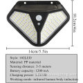 Waterproof PIR Motion Sensor LED Solar Wall Lamp